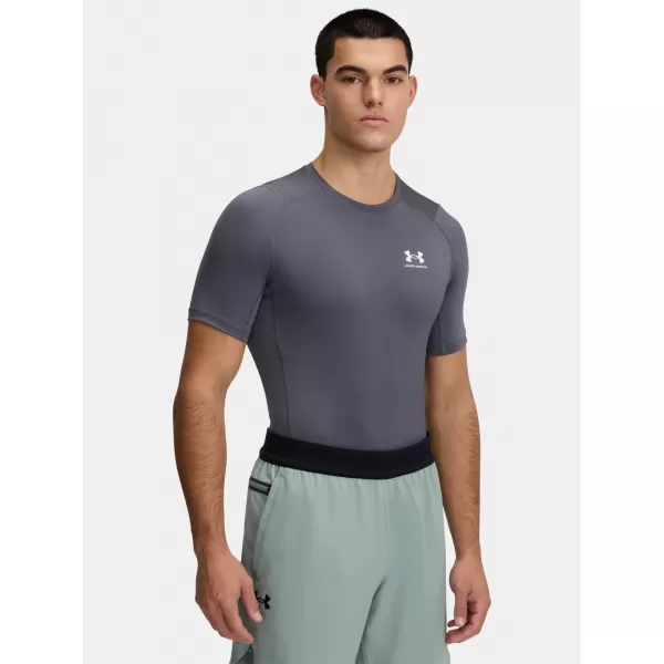  Tricou pentru bărbați UNDER ARMOUR HG ARMOUR COMP SS 1361518-025 GRI 