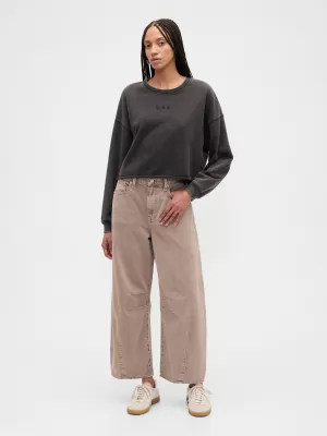 Hanorac de dama GAP LOGO SWEATSHIRT 799277-01 NOAPTE FĂRĂ LUNĂ