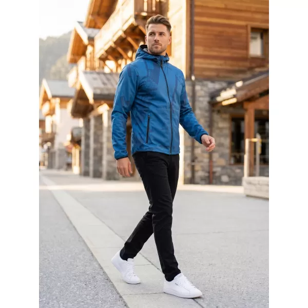  Jachetă softshell premium pentru bărbați ALTISPORT VOJ/ALM079JACK01 ALBASTRU 