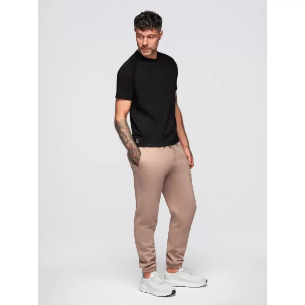  Tricou pentru bărbați OMBRE OM-TSCT-0240 NEGRU 