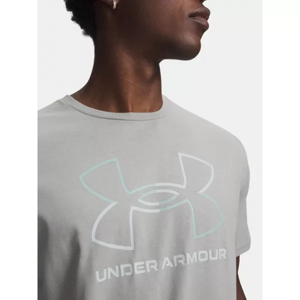  Tricou pentru bărbați UNDER ARMOUR UA GL FOUNDATION UPDATE SS 1382915-069 GRI 