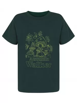 Tricou pentru copii HUSKY TEE MUSHROOM K VERDE ÎNCHIS