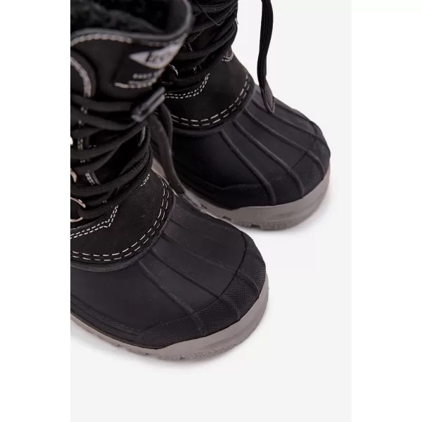  Pantofi de iarna pentru copii LEE COOPER LCJ-25-44-3943K NEGRU 