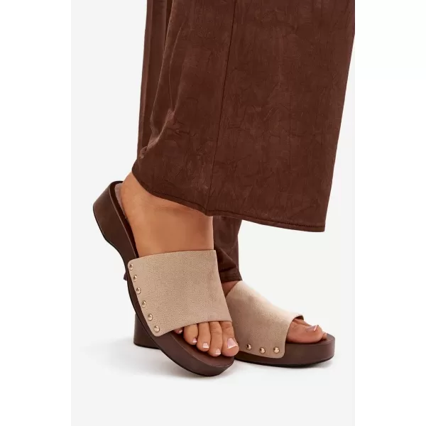  Papuci de damă BOTO FERINNA 41222 KAKI 