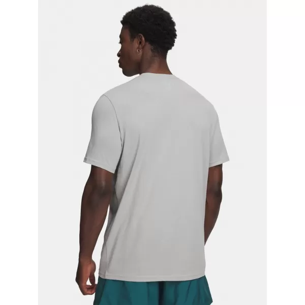  Tricou pentru bărbați UNDER ARMOUR UA GL FOUNDATION UPDATE SS 1382915-069 GRI 
