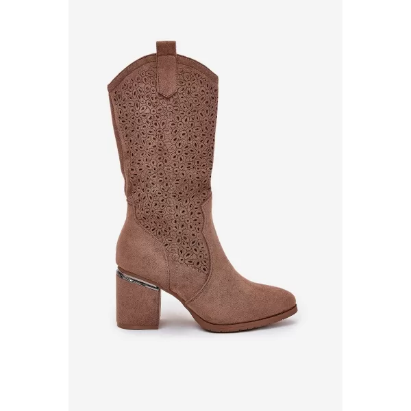  Cizme de dama S.BARSKI HY51-238 CAFEA 