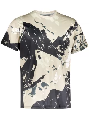 Tricou premium pentru bărbați ALTISPORT VOJ/ALM131TR01 BEJ/NEGRU