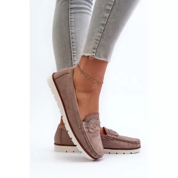  Mocasini de dama EVENTO NESTALIA TAUPE 