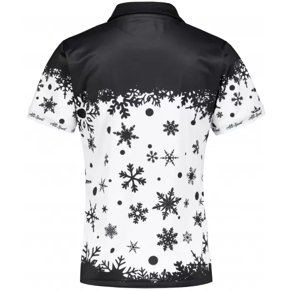  Tricou de Crăciun de damă cu guler premium ALTISPORT VOJ/ALWVN2TR05 ELF 