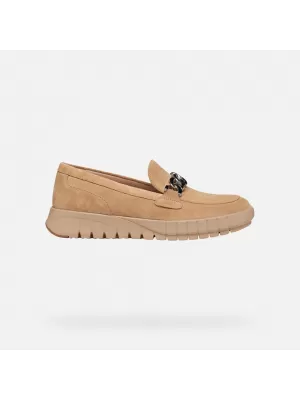 Mocasini de dama GEOX FLEXTRIDE G013008 BEJ