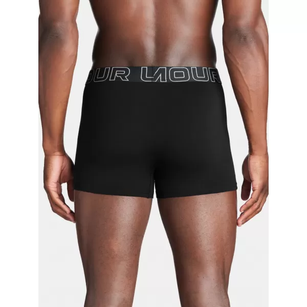 Boxeri pentru bărbați UNDER ARMOUR M UA PERF COTTON 3IN NEGRU 