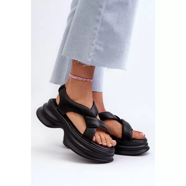  Sandale de dama ZAZOO 2743 NEGRU 