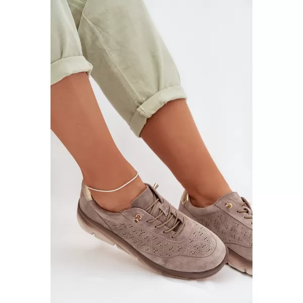  Adidași de damă SERGIO LEONE SP-002 MARO 