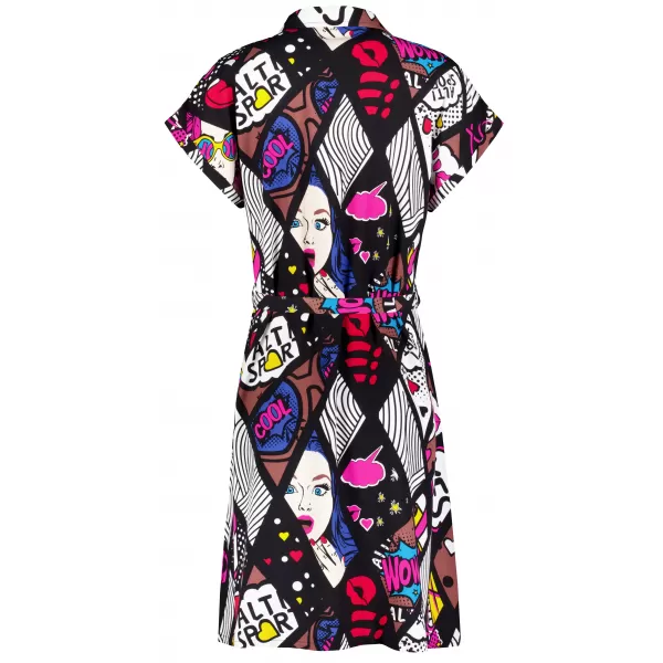  Rochie ALTISPORT HANNYA NEGRU/ALB 