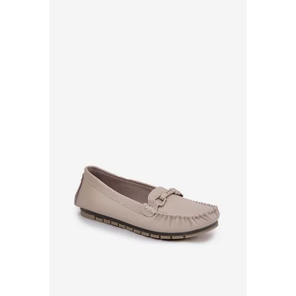  Mocasini de dama S.BARSKI LR51-547 BEJ 