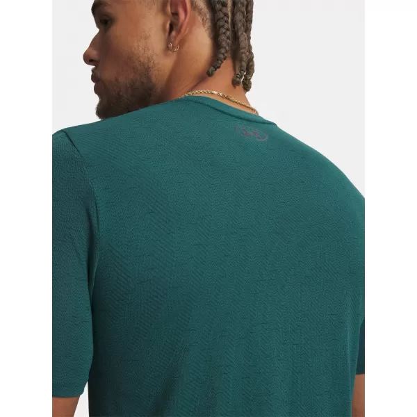  Tricou pentru bărbați UNDER ARMOUR VANISH SEAMLESS NOVELTY SS 6010603-338 VERDE 
