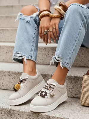 Pantofi de dama DSTREET ZY1420 BEJ