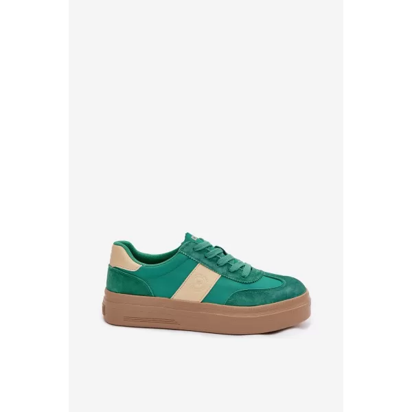  Adidasi de dama BIG STAR TT274163 VERDE Pantofi Big Star 