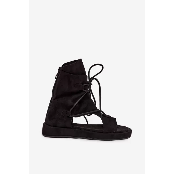  Sandale de dama BOTO FERLISSE 41573 NEGRU 
