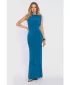 Rochie MOE M913 ALBASTRU OCEANIC