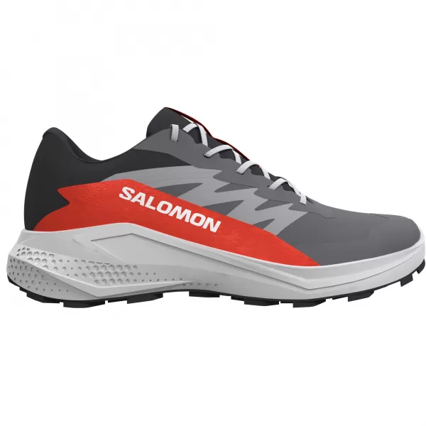  Pantofi pentru bărbați SALOMON ALPHAGLIDE GTX L47975300 CASTLEROCK/LUNAR ROCK/ROȘIE CHERRY 