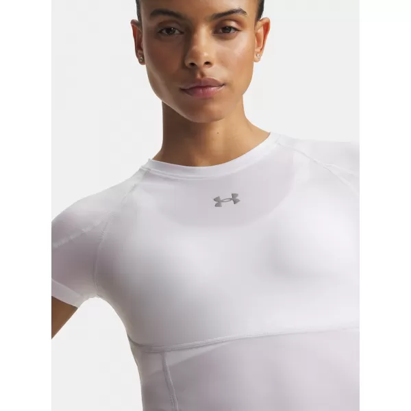  Tricou pentru femei UNDER ARMOUR HEATGEAR ELITE SS 6015368-100 ALB 