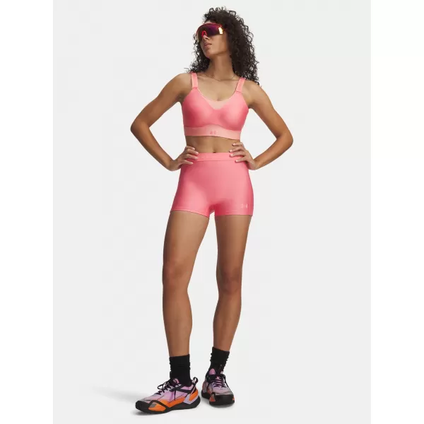  Pantaloni scurți de damă UNDER ARMOUR HEATGEAR SHORTY 6010725-600 ROZ 