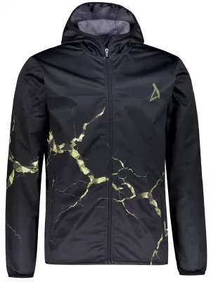 Jachetă softshell premium pentru bărbați ALTISPORT VOJ/ALM129JACK01 NEGRU/MILITAR