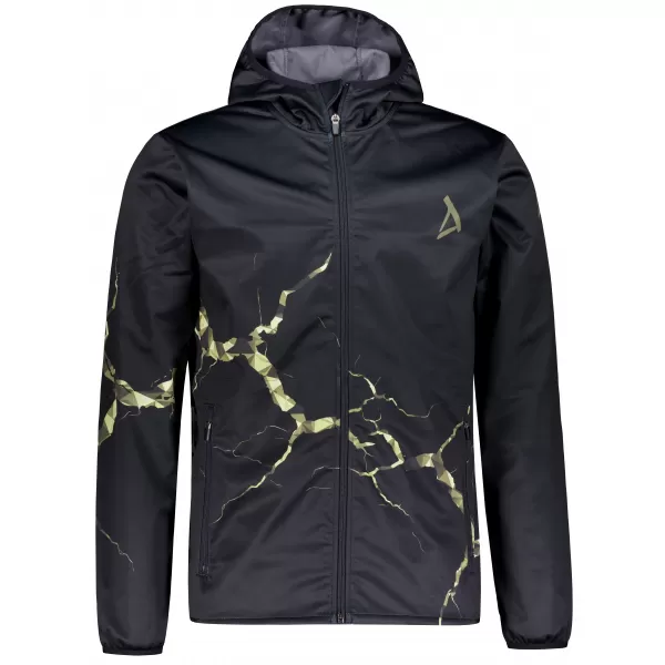  Jachetă softshell premium pentru bărbați ALTISPORT VOJ/ALM129JACK01 NEGRU/MILITAR 