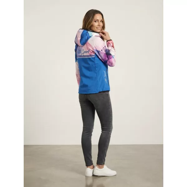  Jachetă softshell premium pentru femei ALTISPORT VOJ/ALW117JACK01 ALBASTRU/ROZ 