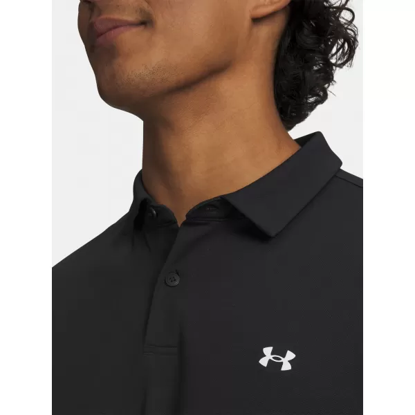  Tricou pentru bărbați UNDER ARMOUR T2G PIQUE POLO 6012303-001 NEGRU 