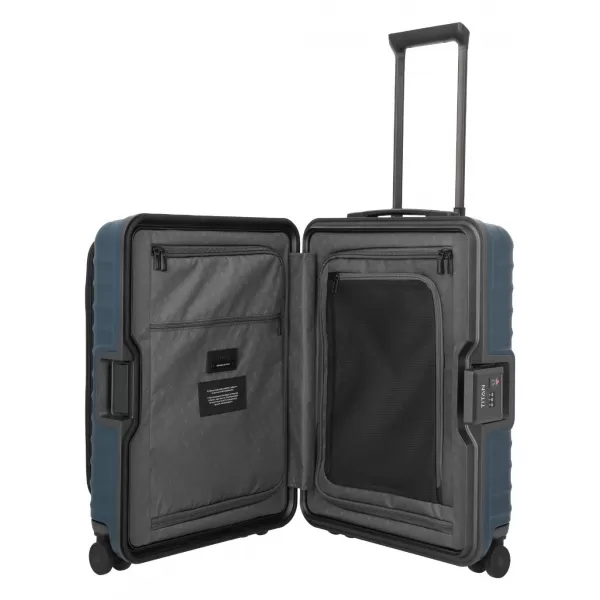  Valisa la bord TITAN Overseas S Front pocket ALBASTRU MIEZUL NOPȚII 