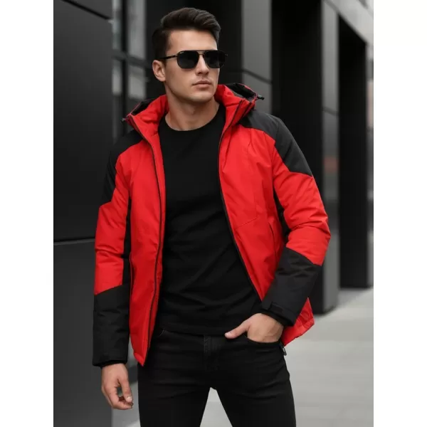  Jachetă pentru bărbați DSTREET TX5121 ROŞU 