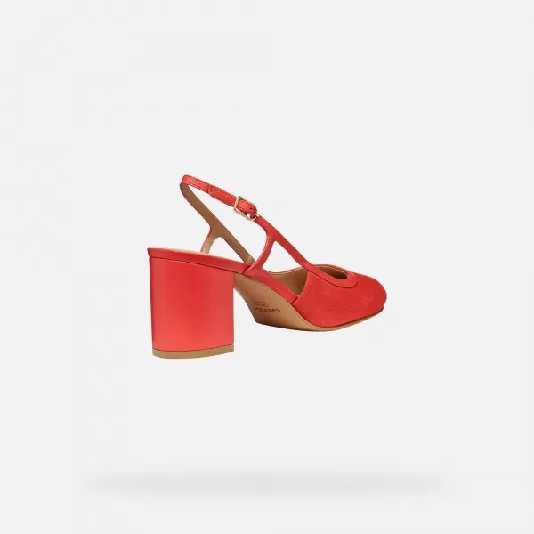  Pantofi de dama GEOX VIRNILISA 65 G013228 ROŞU 