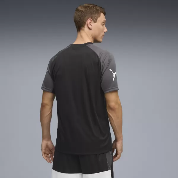  Tricou funcțional pentru bărbați PUMA INDIVIDUALLIGA GRAPH JERSEY 660578_03 PUMA NEGRU/PUMA ALB 