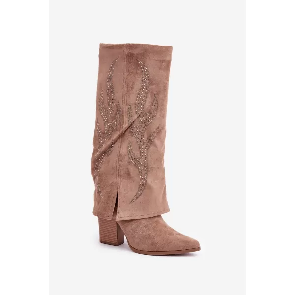  Cizme de dama BOTO IVILTA 35121 KAKI 