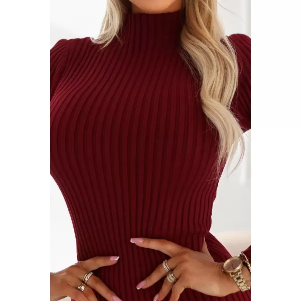  Rochie NUMOCO 652-1 BURGUNDIA 