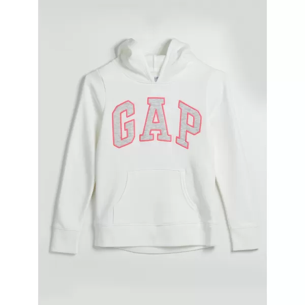  Hanorac pentru copii GAP PULLOVER LOGO HOODIE 849381-11 NOU ALB 