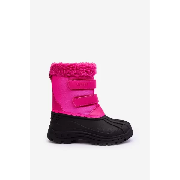  Pantofi de iarna pentru copii BIG STAR MM374112 FUCHSIA/NEGRU Pantofi Big Star 