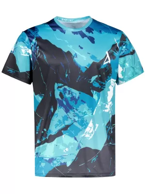 Tricou premium pentru bărbați ALTISPORT VOJ/ALM131TR01 KEROSEN/NEGRU
