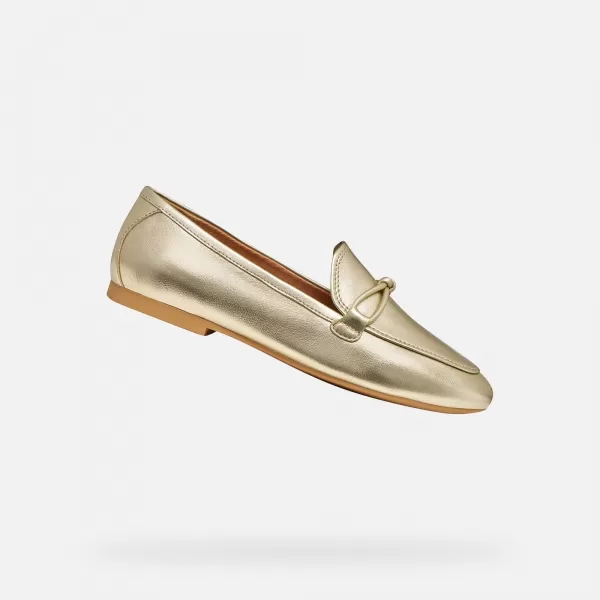 Mocasini de dama GEOX NEW PALMARIA G012922 DE AUR 