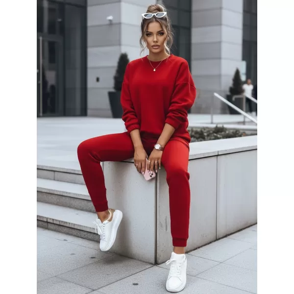  Set pentru femei DSTREET AY0732 ROŞU 