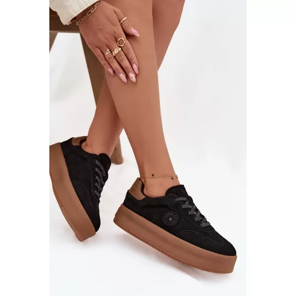  Adidasi de dama BIG STAR SS274761 NEGRI Pantofi Big Star 