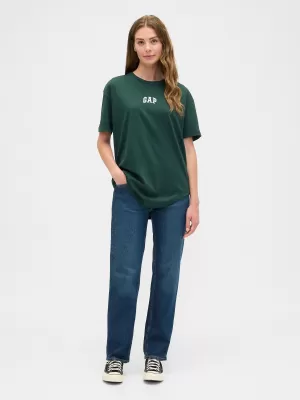 Tricou pentru femei GAP LOGO TEE 407990-08 VÂNĂTOR ADÂNC