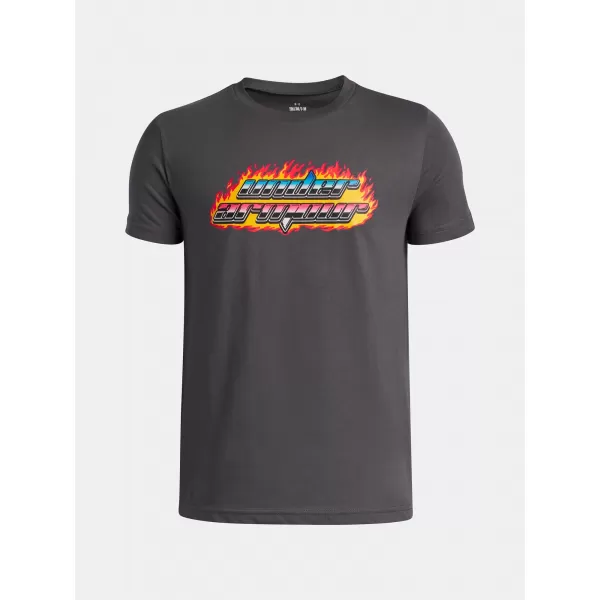  Tricou băieți UNDER ARMOUR UA FLAME WM SS 6005059-025 GRI 