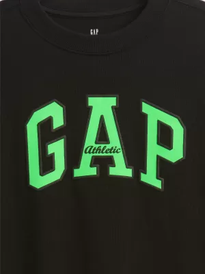 Tricou pentru copii GAP HEAVY WEIGHT LOGO TEE 780335-00 NEGRU