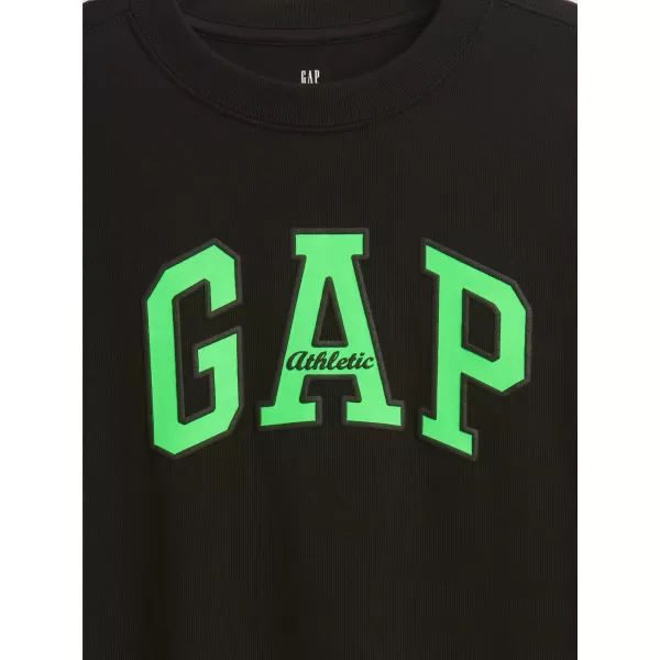  Tricou pentru copii GAP HEAVY WEIGHT LOGO TEE 780335-00 NEGRU 