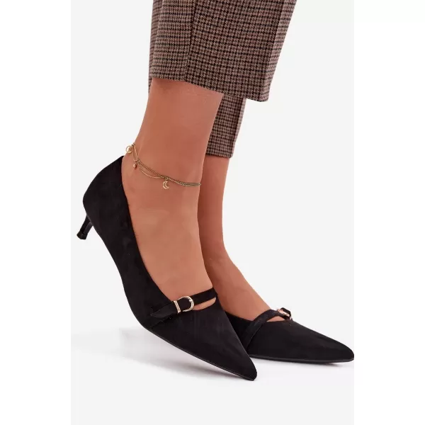  Pompe de damă cu toc BOTO PIRELA 42038 NEGRU 