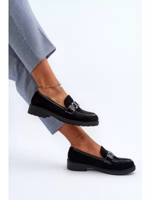 Mocasini de dama S.BARSKI HY350A NEGRU