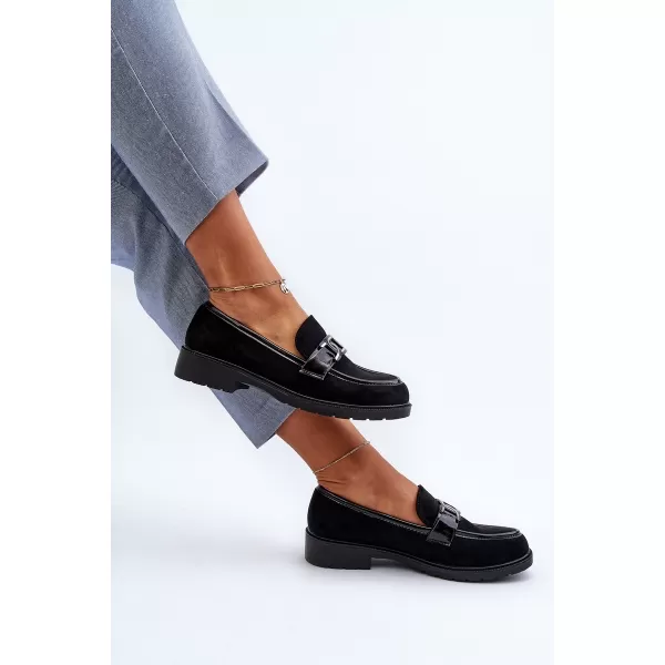  Mocasini de dama S.BARSKI HY350A NEGRU 